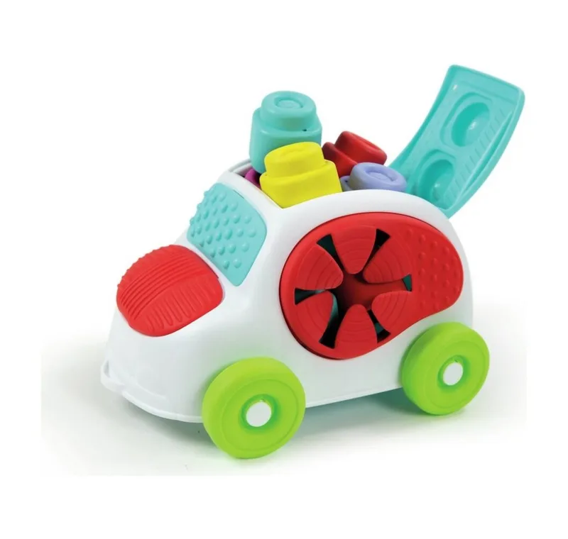 Spiel Clementoni 17315 - Clemmy-Bausteine im sensorischen Auto von Clementoni – Produktfoto 2 von 3