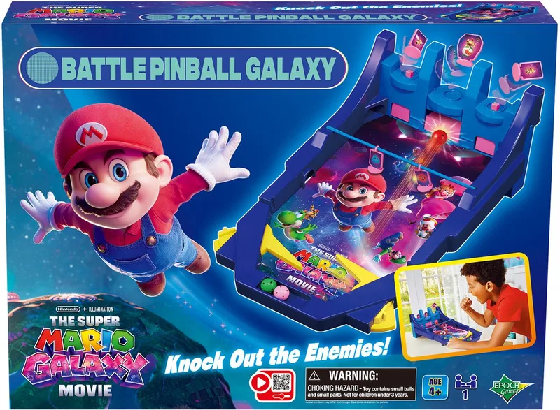 Super Mario™ Galaxy Movie Battle Pinball von EPOCH Games – Produktfoto 1 von 5