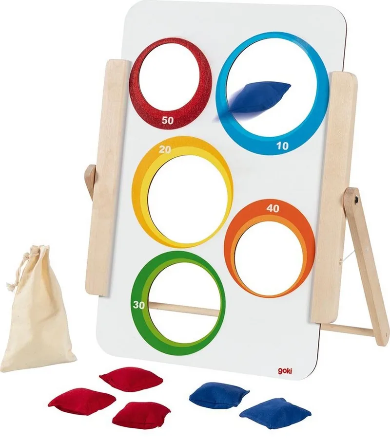 Spiel Zielwurfspiel für Klein und Groß, beidseitig bespielbar, Familienspiel, zwei Schwierigkeitsstufen by Goki in Multicolour – product photo 2 of 2