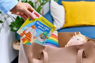 educatief spel Mijn Eerste Spellen - Mine or Yours? kleurrijk karton. van HABA in Meerkleurig – productfoto 1 van 4
