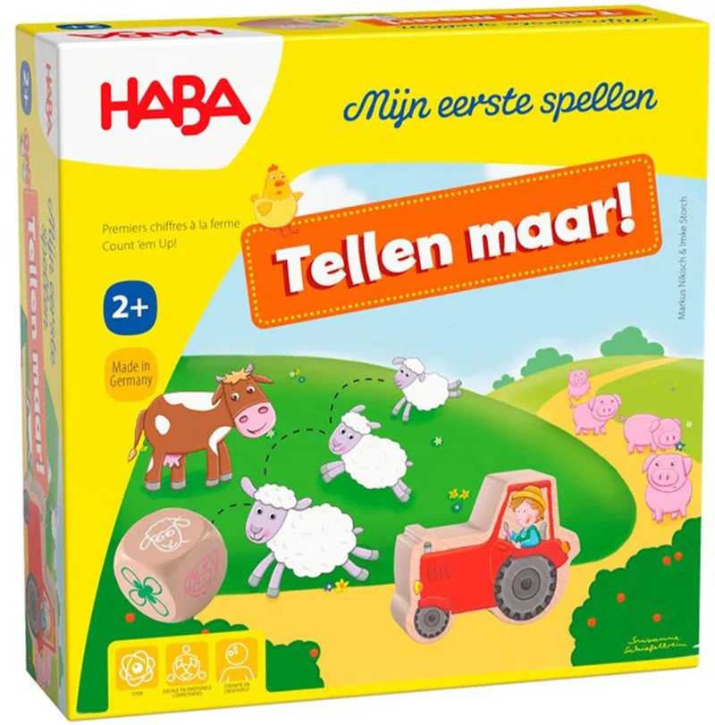 Haba Mijn eerste spellen Tellen maar! von HABA in Mehrfarbig – Produktfoto