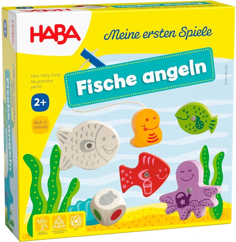 Hengelspel Meine Ersten Spiele- Fische Angeln (du) van HABA – productfoto 1 van 5