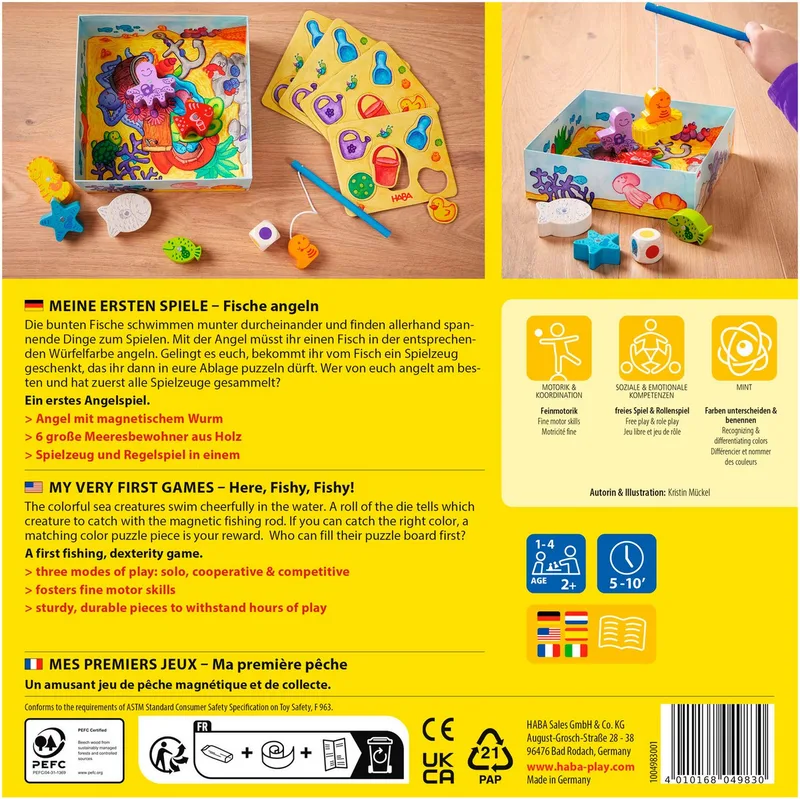 Hengelspel Meine Ersten Spiele- Fische Angeln (du) van HABA – productfoto 3 van 5