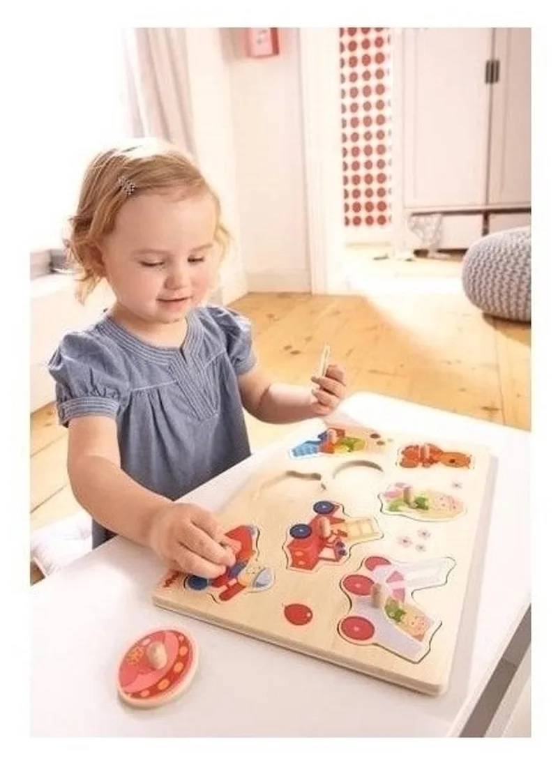 Inlegpuzzel Mijn Eerste Speelgoed de HABA en Multicolore – photo du produit