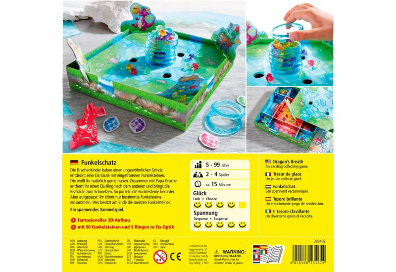 Kaartspel Funkelschatz (du) de HABA en Multicolore – photo du produit 4 sur 5
