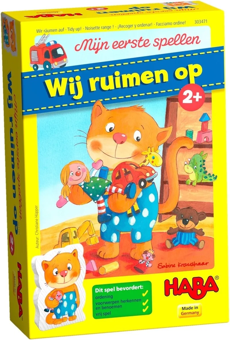 Kinderspel Wij Ruimen Op (nl) van HABA – productfoto