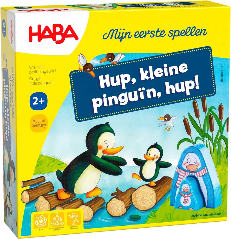 Mijn eerste spellen - Hup, kleine pinguïn, hup! by HABA – product photo