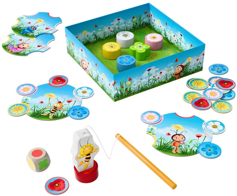 Mijn Eerste Spellen - Maya de Bij Bloemen Vissen fra HABA – produktbillede