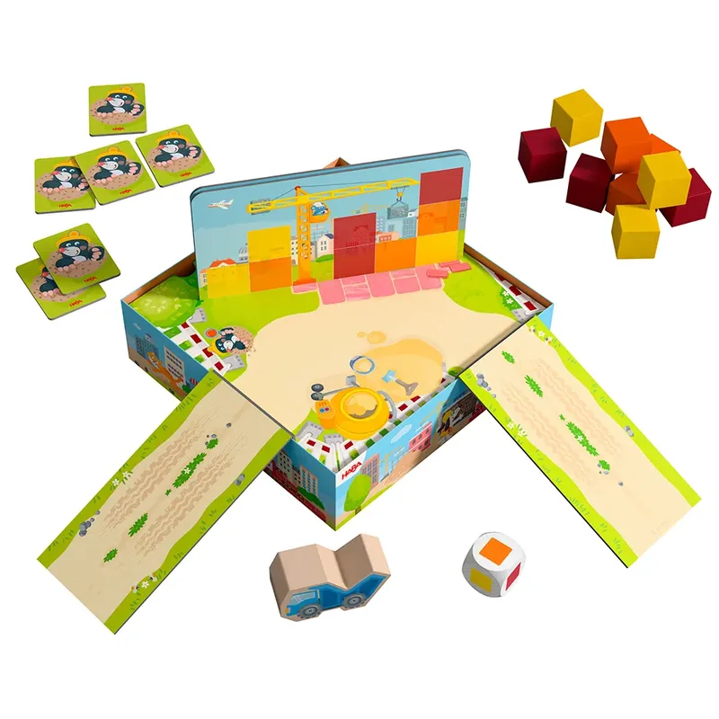 Mijn eerste spellen - Steen op steen - 2+ de HABA en Multicolore – photo du produit 3 sur 6