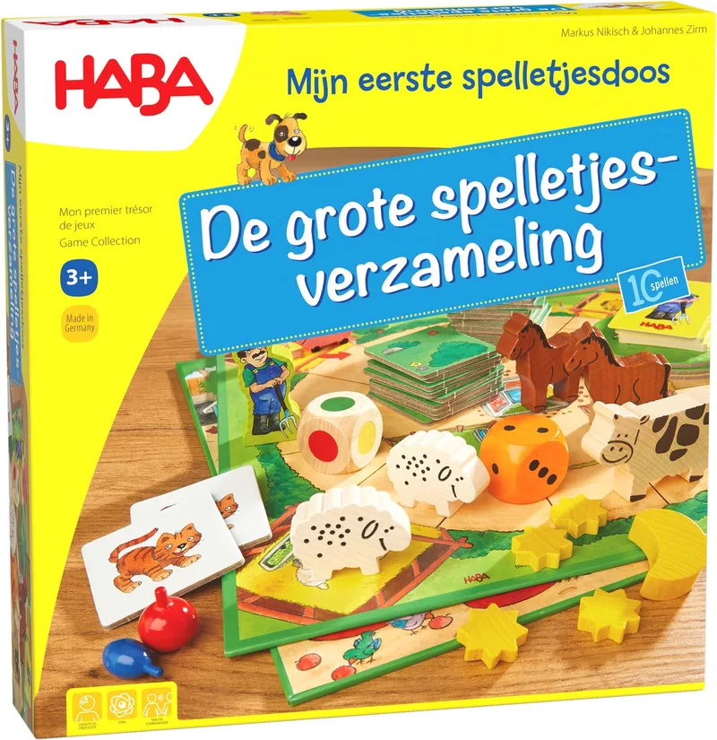 Mijn eerste spelletjesdoos - De grote spelletjesverzameling de HABA – photo du produit