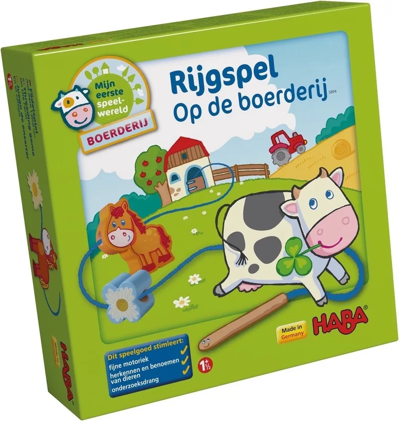 Speelgoed | Wooden Toys - !!! Mon Premier Univers De Jeu - La Ferme - Jeu De La de HABA en Multicolore – photo du produit