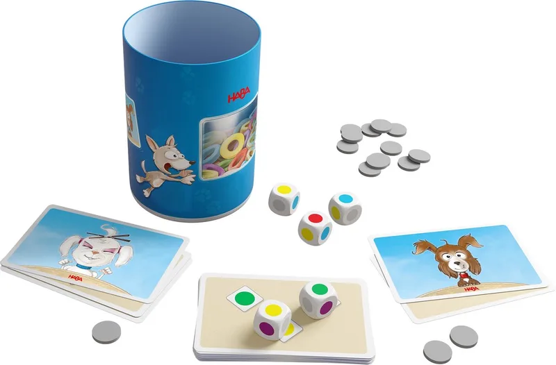 spel dobbelbeker Wow Wau educatief kinderspel multicolor. de HABA en Multicolore – photo du produit