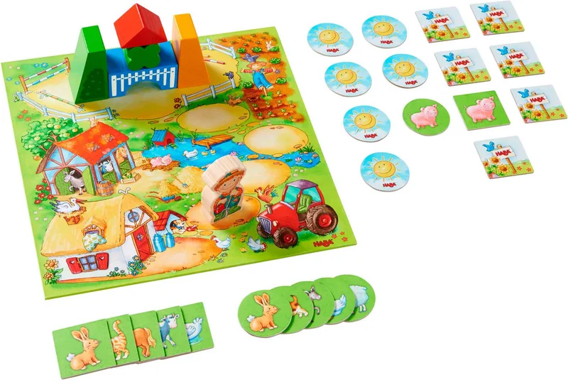 Spel - Spellenverzameling - Boerderij - Incl. Nederlandse handleiding - 2+ från HABA – produktbild 4 av 5