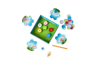 Spiel Meine ersten Spiele – Biene Maja - Blüten angeln, Kinderspiel, Made in Germany van HABA in Meerkleurig – productfoto 2 van 4