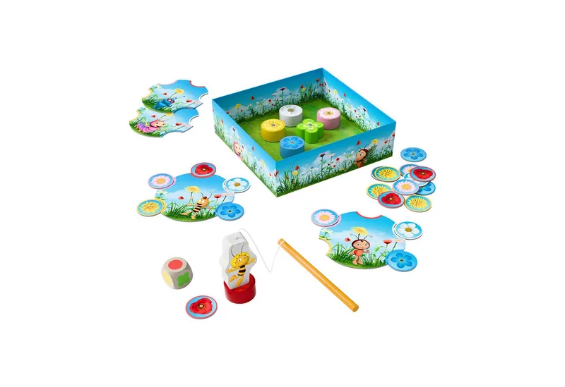 Spiel Meine ersten Spiele – Biene Maja - Blüten angeln, Kinderspiel, Made in Germany van HABA in Meerkleurig – productfoto 3 van 4