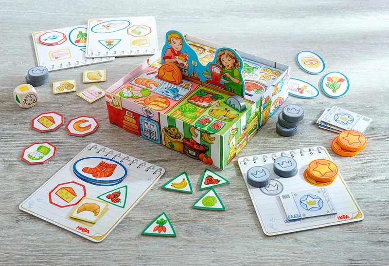 Spiel Meine ersten Spiele - Einkaufen, Würfelspiel, Made in Germany by HABA in Multicolour – product photo 2 of 5