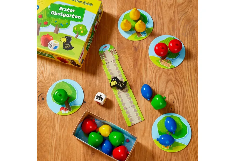 Spiel Meine ersten Spiele - Erster Obstgarten, Würfelspiel, Made in Germany från HABA i Flerfärgad – produktbild 3 av 4