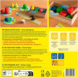 Spiel Meine ersten Spiele - Erster Obstgarten, Würfelspiel, Made in Germany från HABA i Flerfärgad – produktbild 2 av 4