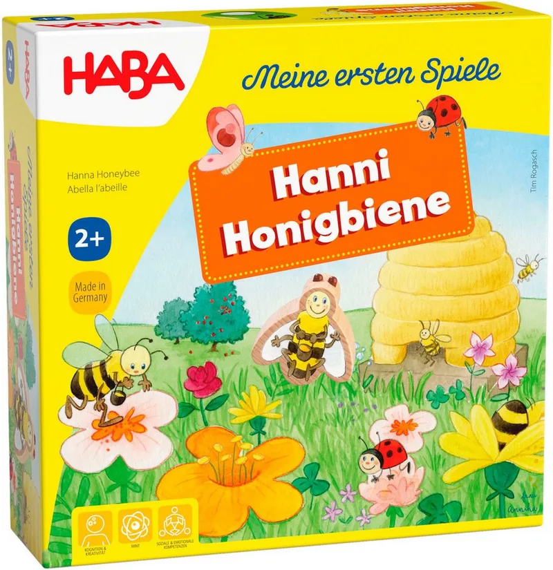 Spiel Meine ersten Spiele - Hanni Honigbiene, Made in Germany de HABA en Multicolore – photo du produit 1 sur 4