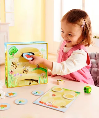 Spiel Meine ersten Spiele - Hanni Honigbiene, Made in Germany de HABA en Multicolore – photo du produit 3 sur 4