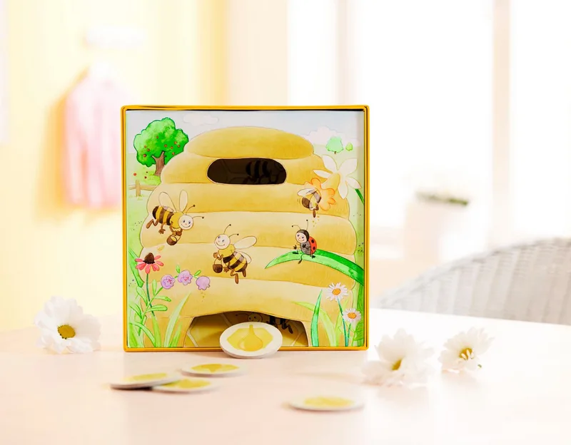 Spiel Meine ersten Spiele - Hanni Honigbiene, Made in Germany de HABA en Multicolore – photo du produit 4 sur 4