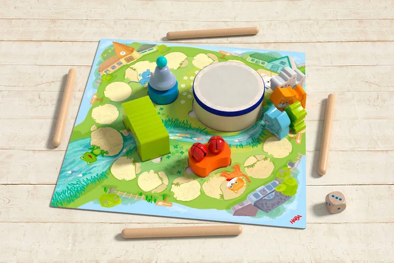 !!! Spiel - Meine ersten Spiele - Klang-Spielesammlung (DE = F 1307105003 - NL 1307105005) (DE/E/F/NL/IT/ES). från HABA i Flerfärgad – produktbild 3 av 5