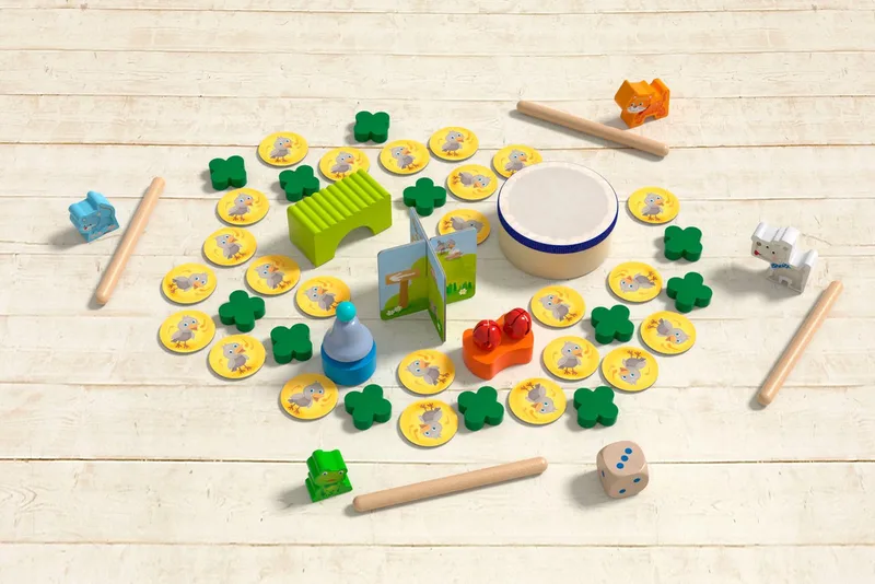 !!! Spiel - Meine ersten Spiele - Klang-Spielesammlung (DE = F 1307105003 - NL 1307105005) (DE/E/F/NL/IT/ES). från HABA i Flerfärgad – produktbild 4 av 5