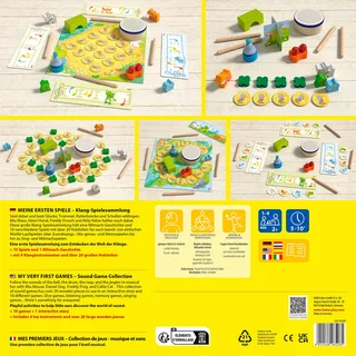 !!! Spiel - Meine ersten Spiele - Klang-Spielesammlung (DE = F 1307105003 - NL 1307105005) (DE/E/F/NL/IT/ES). från HABA i Flerfärgad – produktbild 2 av 5