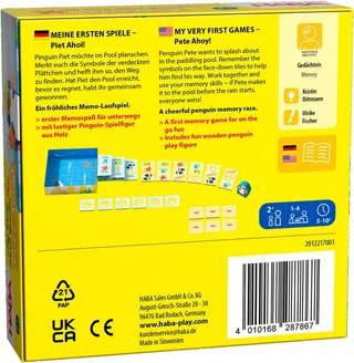 Spiel Meine ersten Spiele - Piet ahoi, Kleinkindspiel van HABA in Meerkleurig – productfoto 2 van 4