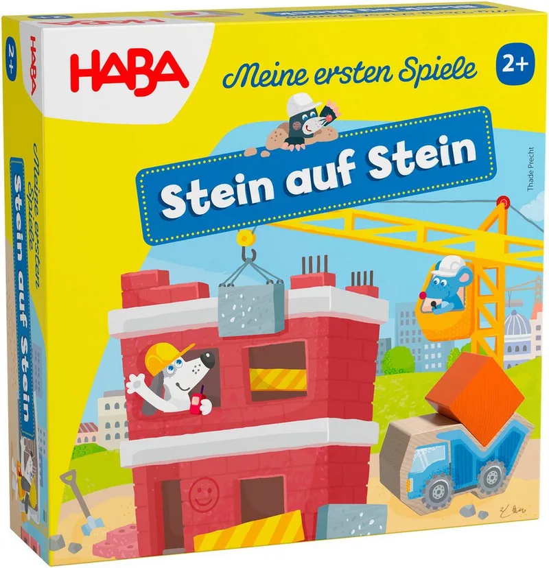 Spiel Meine ersten Spiele - Stein auf Stein, Kleinkindspiel van HABA in Meerkleurig – productfoto 1 van 5