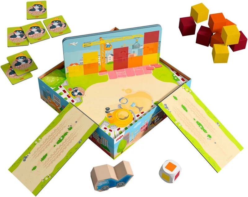 Spiel Meine ersten Spiele - Stein auf Stein, Kleinkindspiel van HABA in Meerkleurig – productfoto 3 van 5