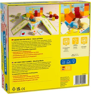 Spiel Meine ersten Spiele - Stein auf Stein, Kleinkindspiel van HABA in Meerkleurig – productfoto 2 van 5