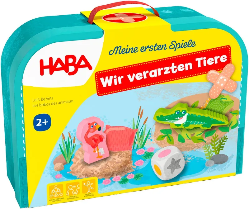 Meine ersten Spiele - Wir verarzten Tiere van HABA in Meerkleurig – productfoto 1 van 5