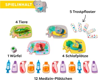 Meine ersten Spiele - Wir verarzten Tiere van HABA in Meerkleurig – productfoto 5 van 5