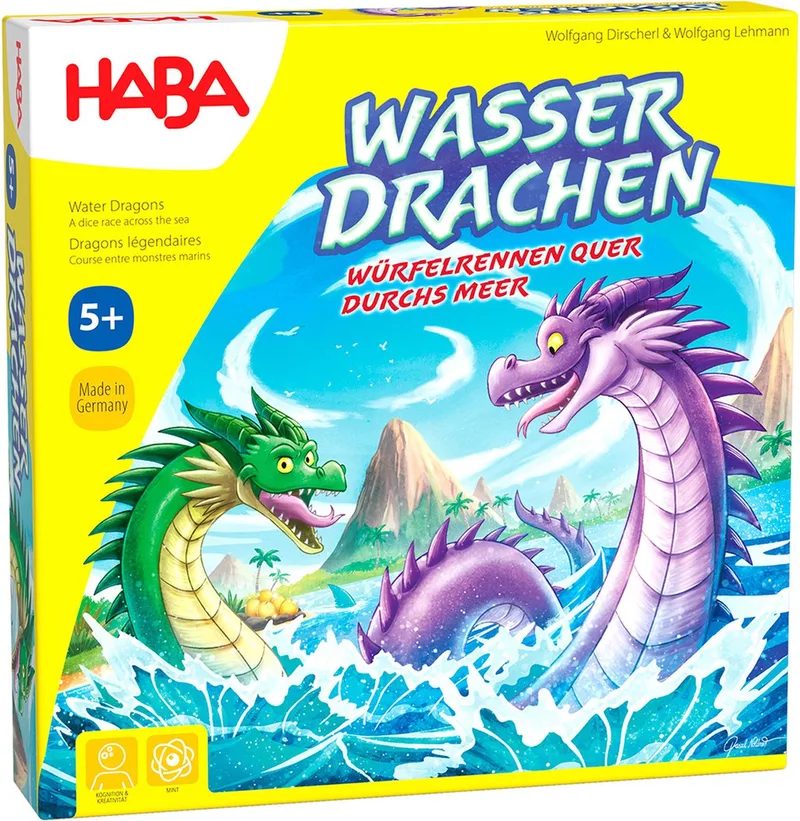 !!! Spiel - Wasserdrachen (DE = F 1307133003 - NL 1307133005 - INT 1307133007) (DE/E/F/NL/IT/ES). van HABA in Meerkleurig – productfoto