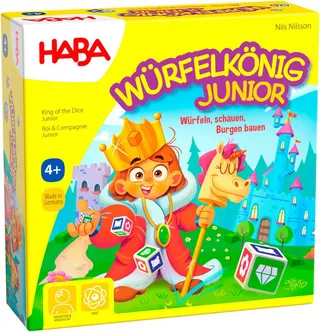 Spiel Würfelkönig Junior, Kinderspiel, Made in Germany by HABA in Multicolour – product photo 1 of 5