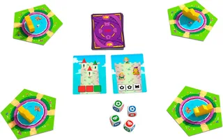 Spiel Würfelkönig Junior, Kinderspiel, Made in Germany by HABA in Multicolour – product photo 2 of 5