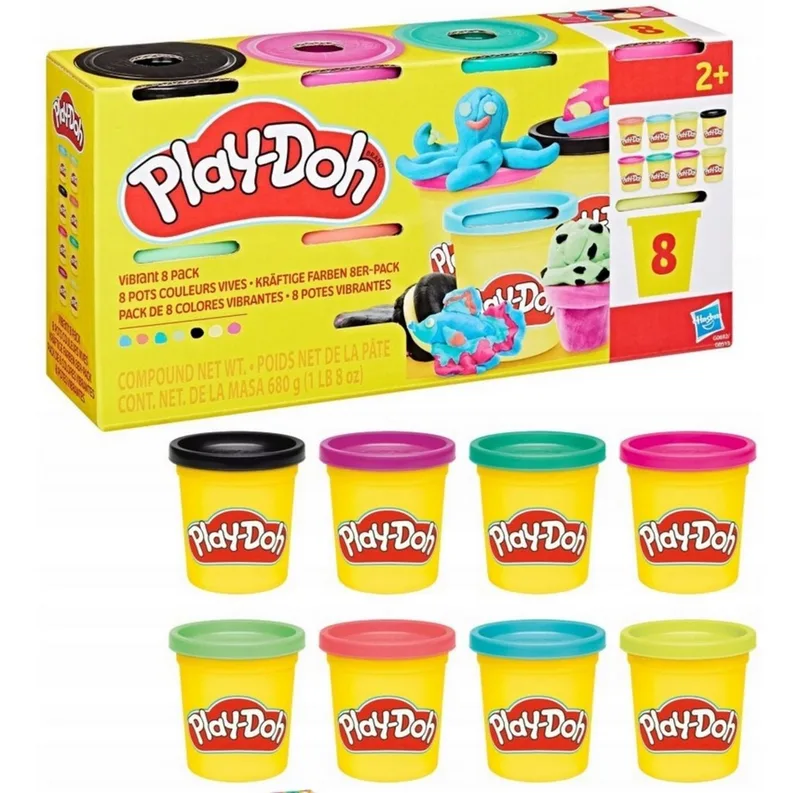Spiel PD kräftige Farben 8er-Pack by Hasbro Gaming – product photo 1 of 3