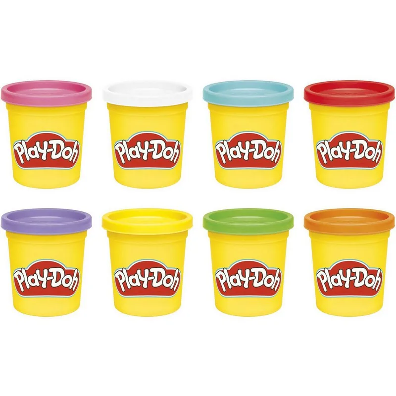 Hasbro Play-doh Pack De 8 Couleurs Arc-en-ciel 85g van Hasbro Gaming – productfoto 3 van 3