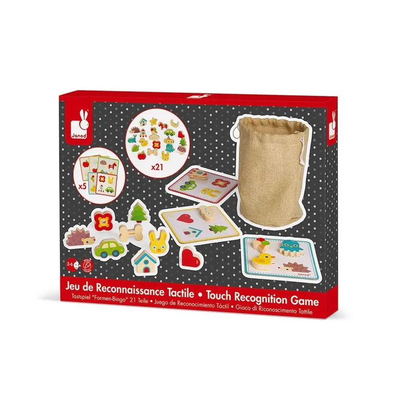 Jeu De Mémoire Tactile de Janod en Multicolore – photo du produit 2 sur 6
