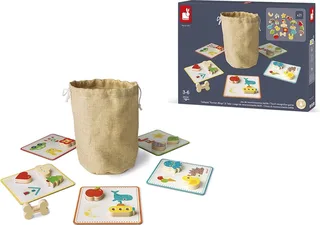 Jeu De Mémoire Tactile de Janod en Multicolore – photo du produit 1 sur 6