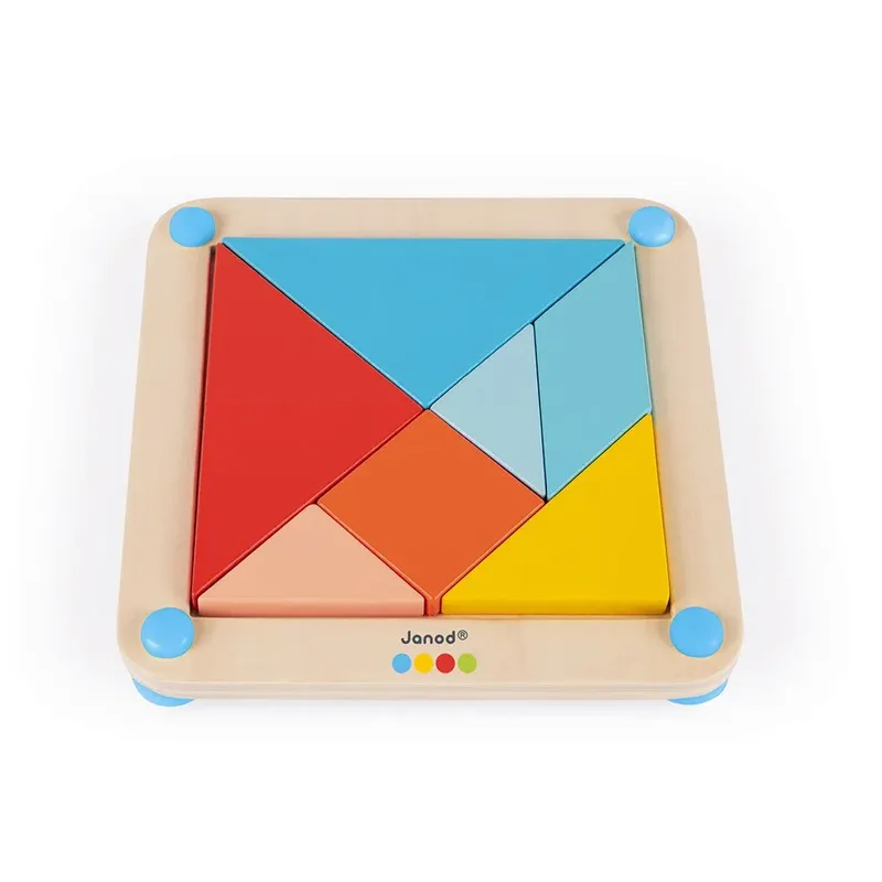 Jouet éducatif Essentiel Tangram de Janod en Multicolore – photo du produit 6 sur 6