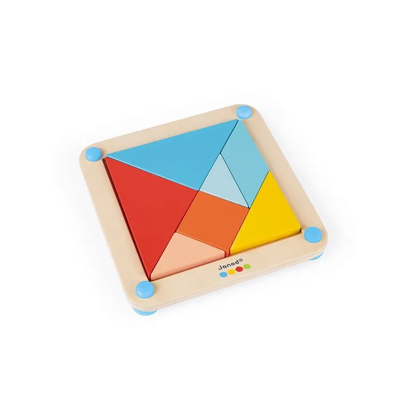 Jouet éducatif Essentiel Tangram de Janod en Multicolore – photo du produit 5 sur 6