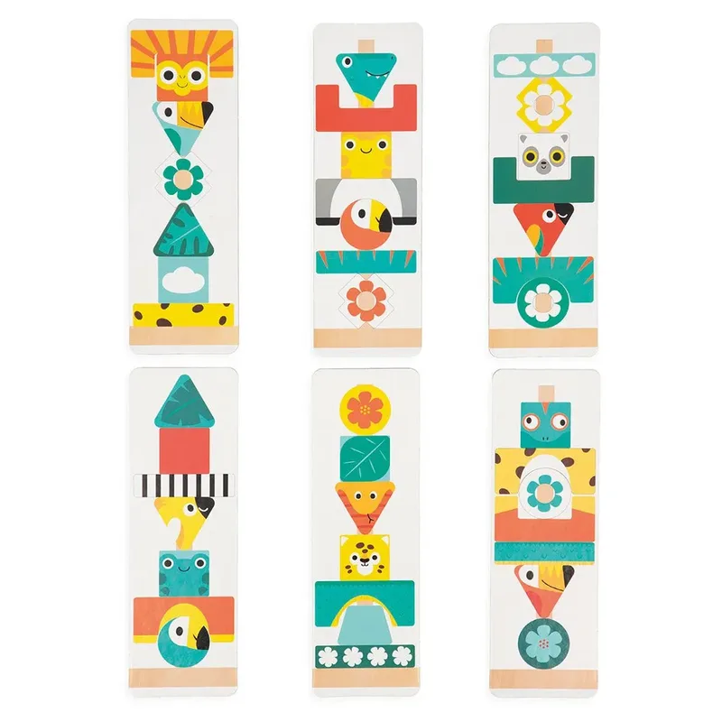 Tropisches Totem Spielzeug von Janod in Tropik – Produktfoto 6 von 6