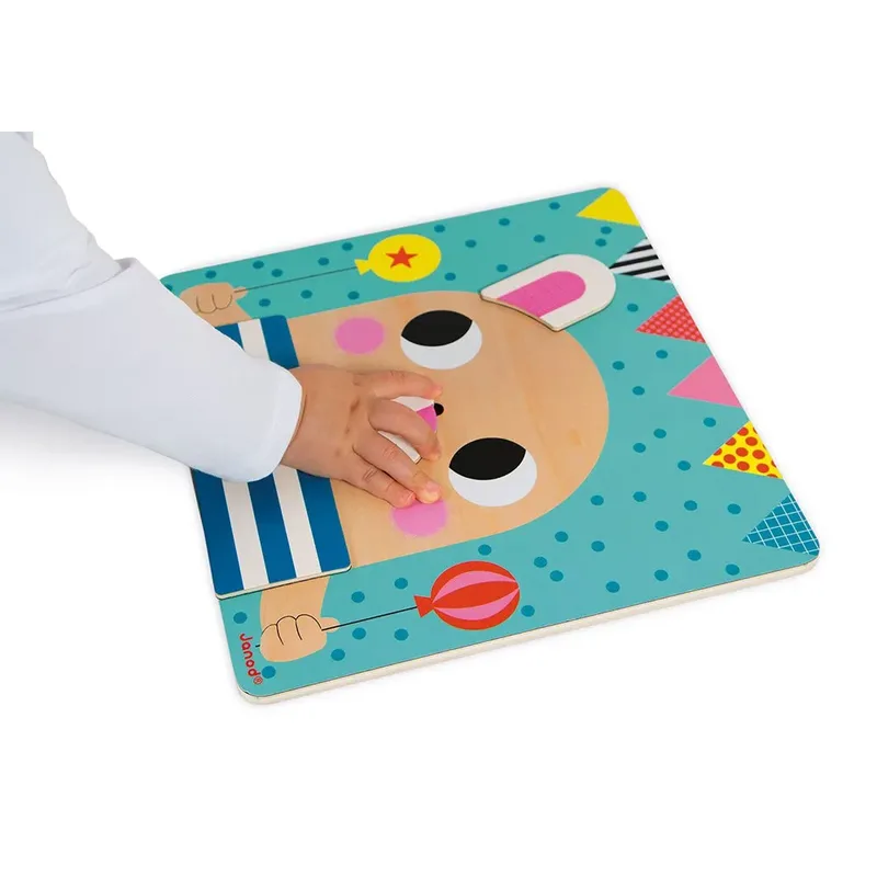 Spel - Vrolijke Gezichten magneetspel de Janod en Multicolore – photo du produit 5 sur 6