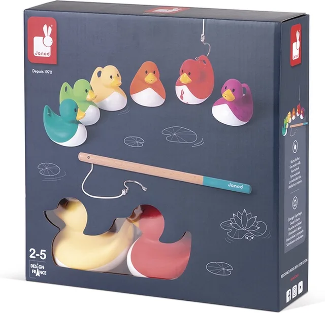 Vis spel - Eendjes met hengel