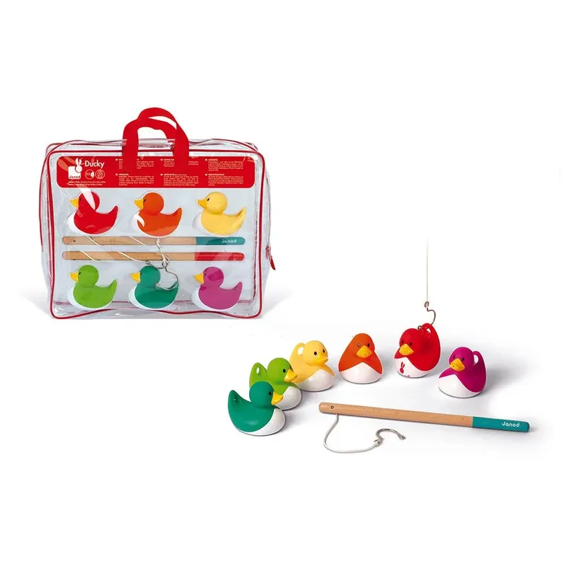 Vis spel - Eendjes met hengel van Janod – productfoto 3 van 3