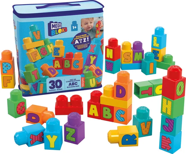 Mega Bloks ABC Blokken 30 Stuks