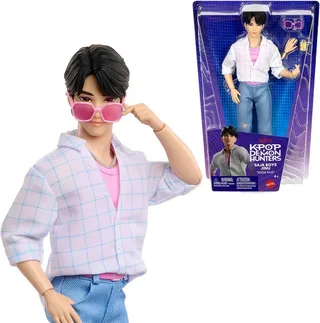 Spiel KPop Demon Hunters Core Puppe Jinu – Modepuppe 11 Gelenke från Mattel Games – produktbild 1 av 5
