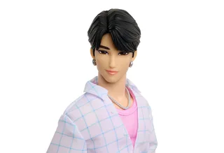 Spiel KPop Demon Hunters Core Puppe Jinu – Modepuppe 11 Gelenke från Mattel Games – produktbild 3 av 5